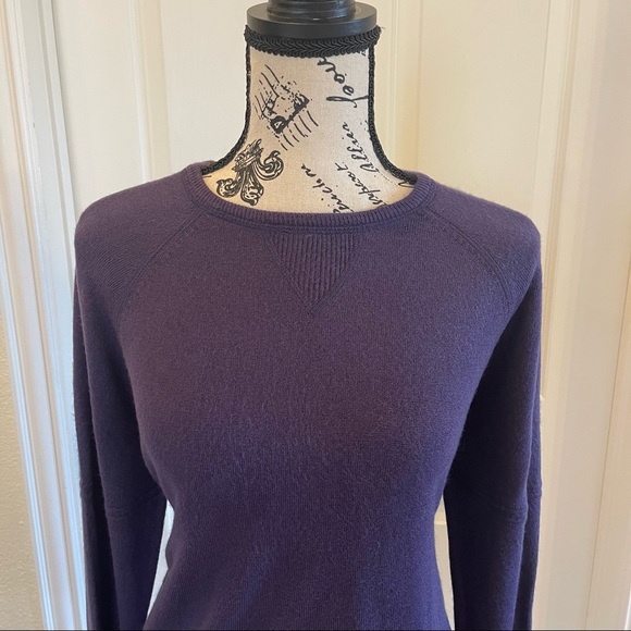 NWT Sweet Romeo Women’s Purple Raglan Sweater - S 💜 - Picture 2 of 10